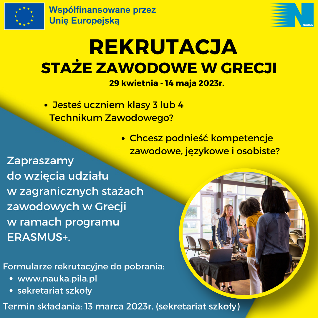 Projekt Sta E Zawodowe W Grecji Ck Nauka Pi A