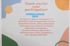 WYNIKI KONKURSU O LONDYNIE